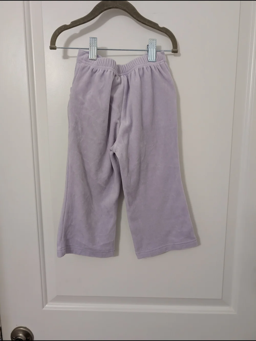 NWT Gymboree Autumn Highland Lilac Velour Pants with Floral Pocket Accents